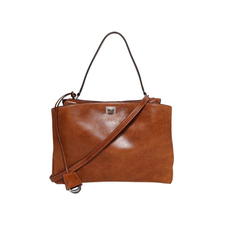 Balenciaga Rodeo Handbag Tan Cowboy