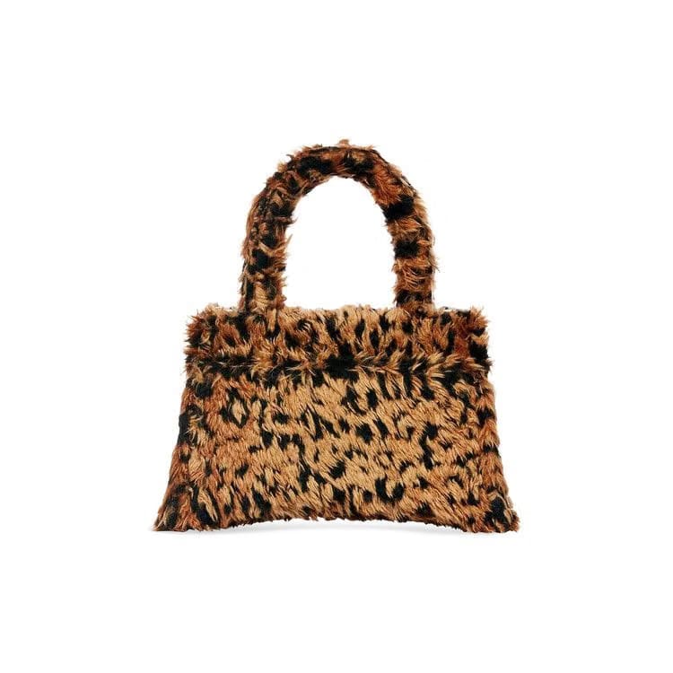 Balenciaga Hourglass Small Handbag With Strap Beige/Brown