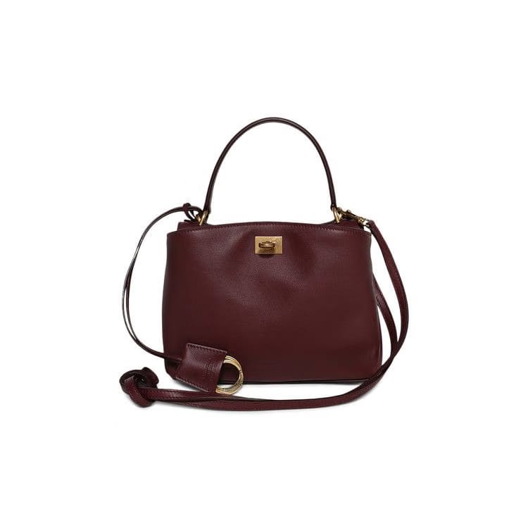 Balenciaga Rodeo Mini Handbag Dark Burgundy