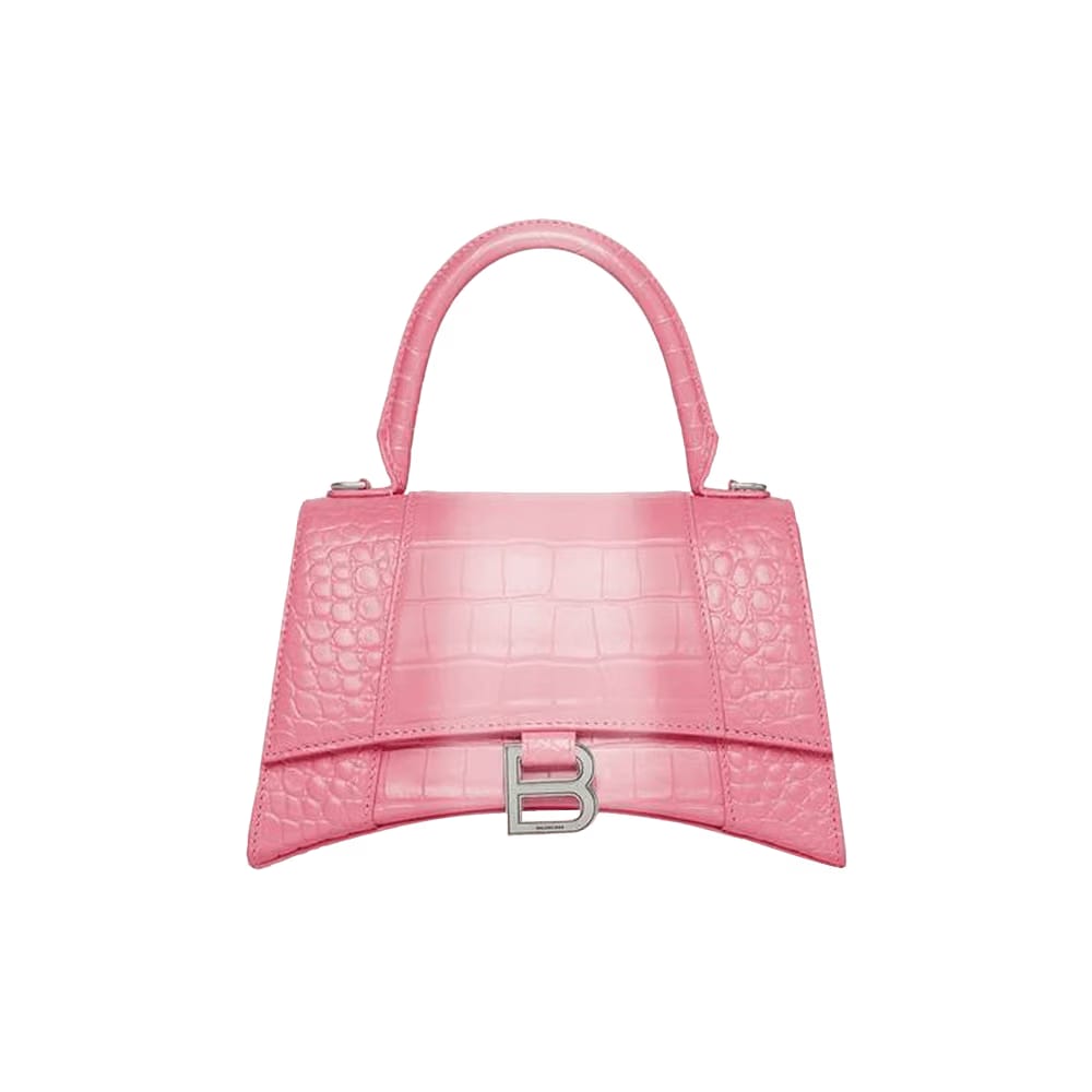 Balenciaga Hourglass Small Handbag Sweet Pink