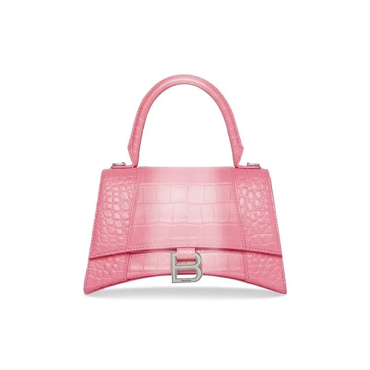 Balenciaga Hourglass Small Handbag Sweet Pink