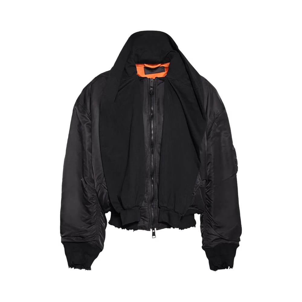 Balenciaga Incognito Bomber Jacket Black