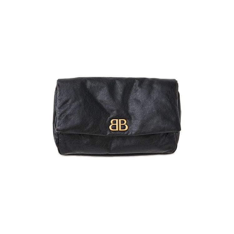 Balenciaga Monaco Clutch Black