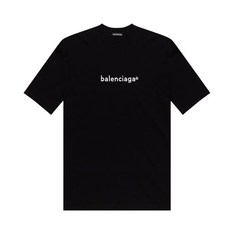 Balenciaga New Copyright T-Shirt Black/White