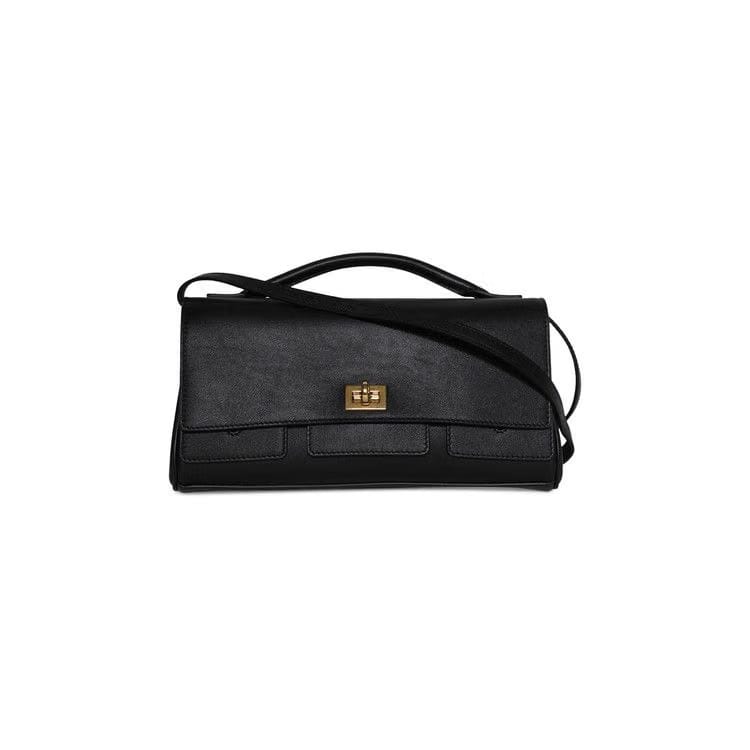 Balenciaga Bel Air Small Clutch Bag Black