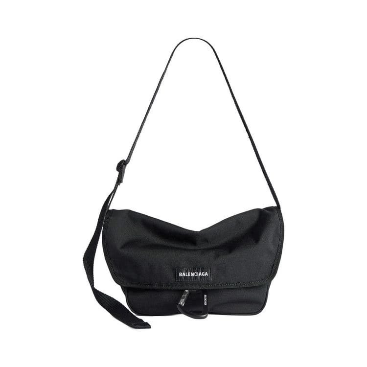 Balenciaga Explorer Flap Messenger Bag Black