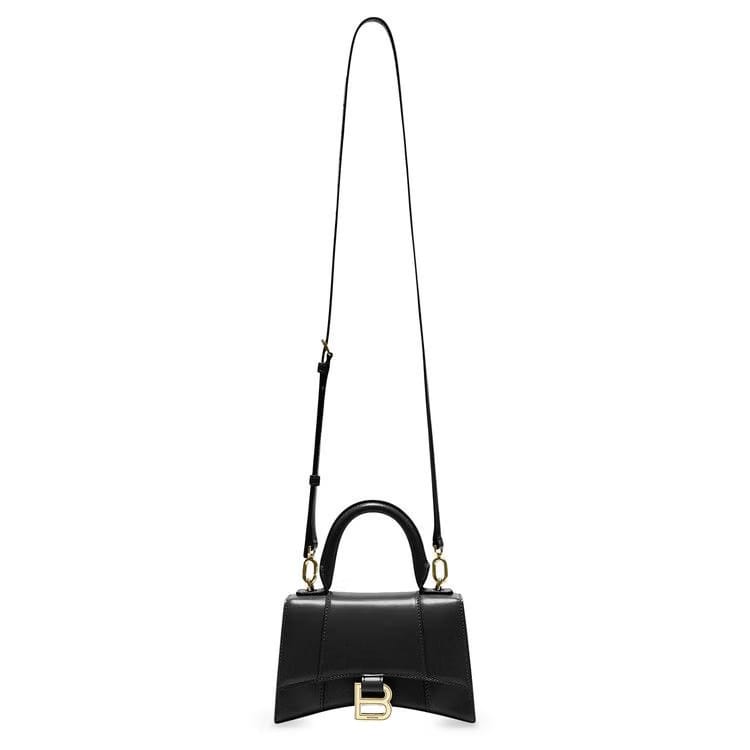 Balenciaga Hourglass XS Top Handle Bag Black