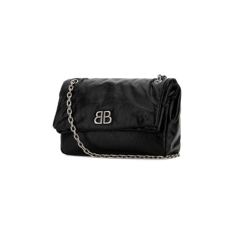 Balenciaga Monaco Chain Bag Black