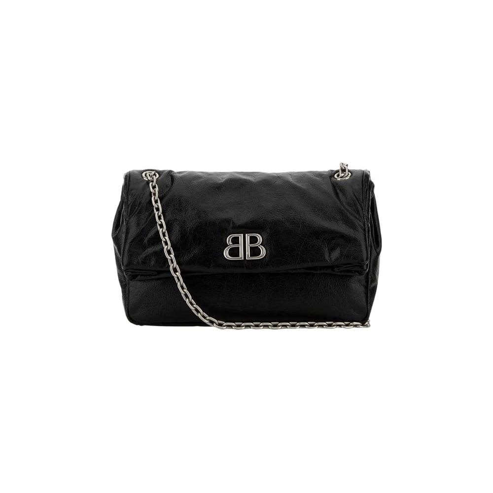 Balenciaga Monaco Chain Bag Black