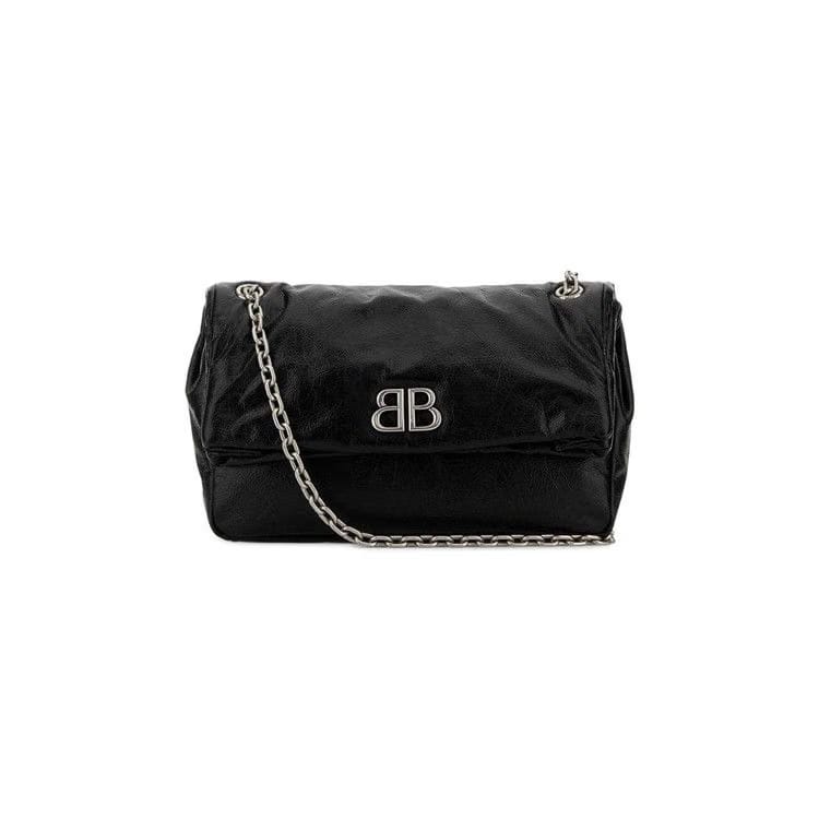 Balenciaga Monaco Chain Bag Black