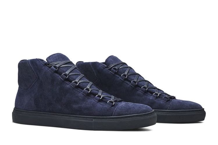Balenciaga Arena Velvet High Blue