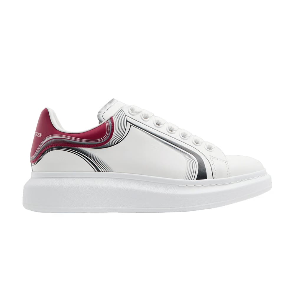 Alexander McQueen Oversized Sneaker Curve Tech - Garnet
