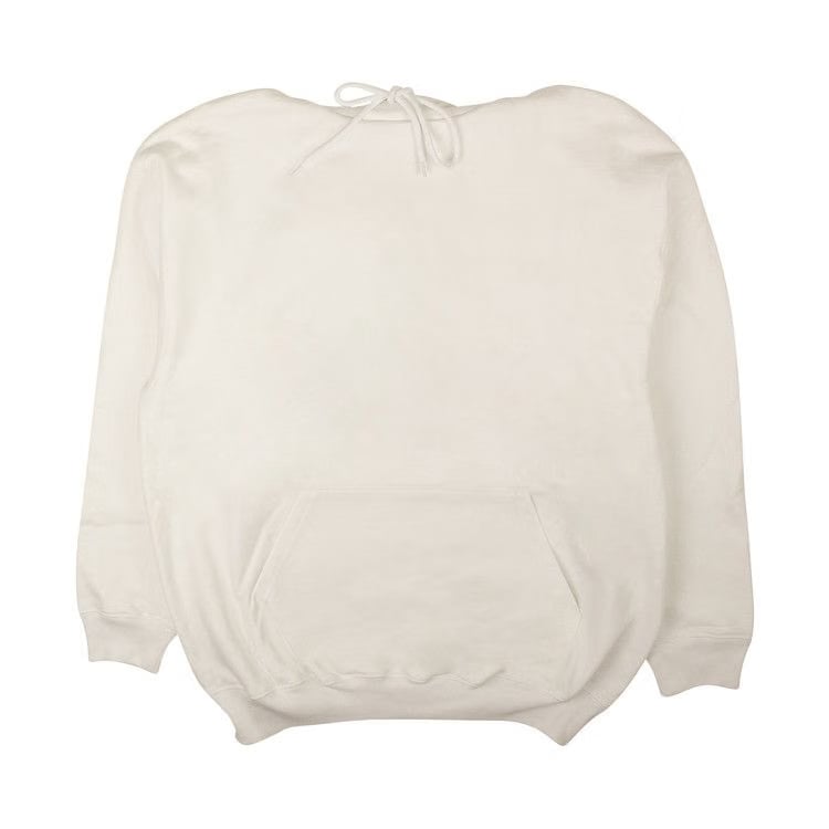 Balenciaga Logo Hoodie White