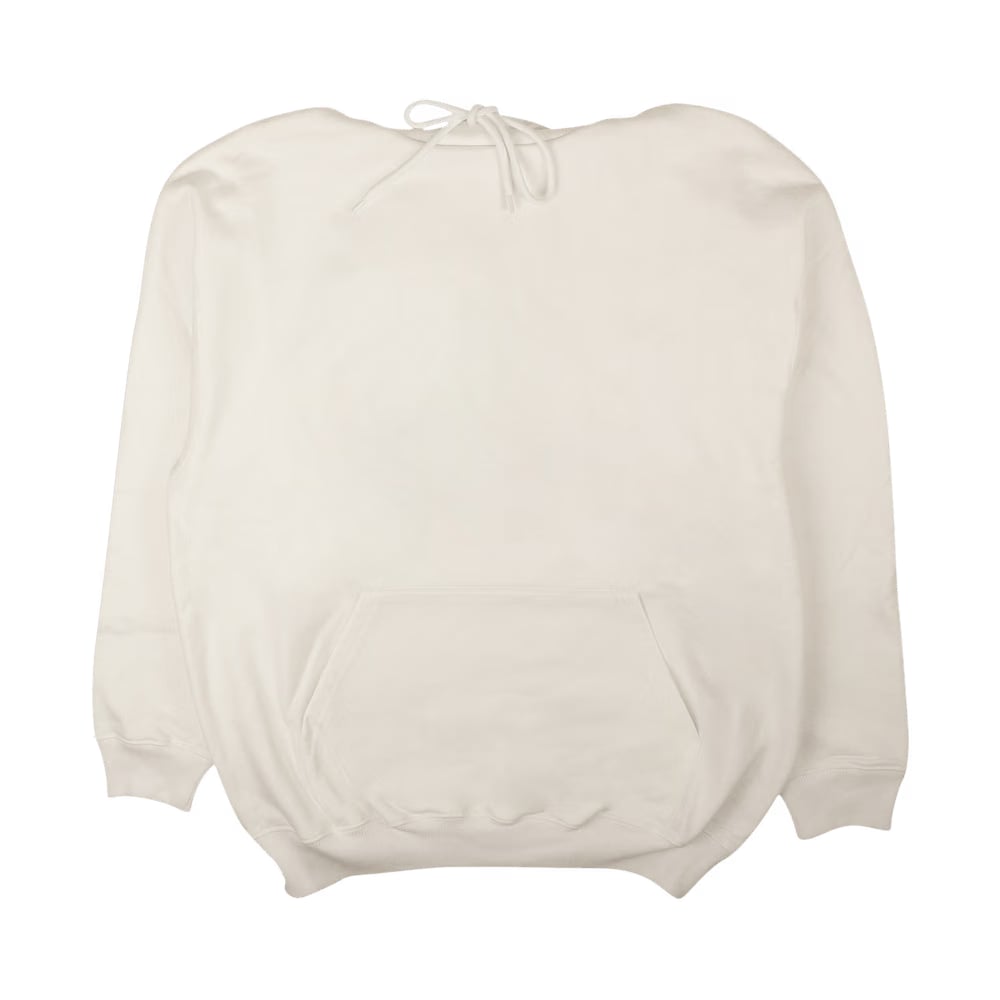 Balenciaga Logo Hoodie White