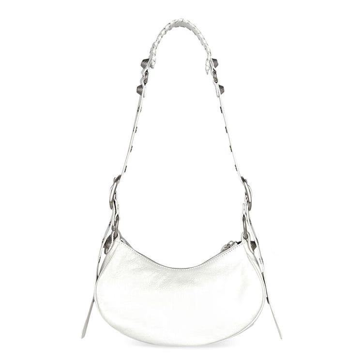 Balenciaga Le Cagole Shoulder Bag Optic White