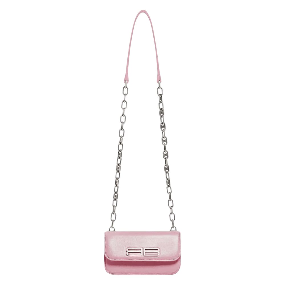 Balenciaga Gossip XS Bag With Chain Pink