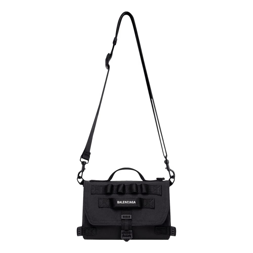 Balenciaga Army Messenger Bag Black