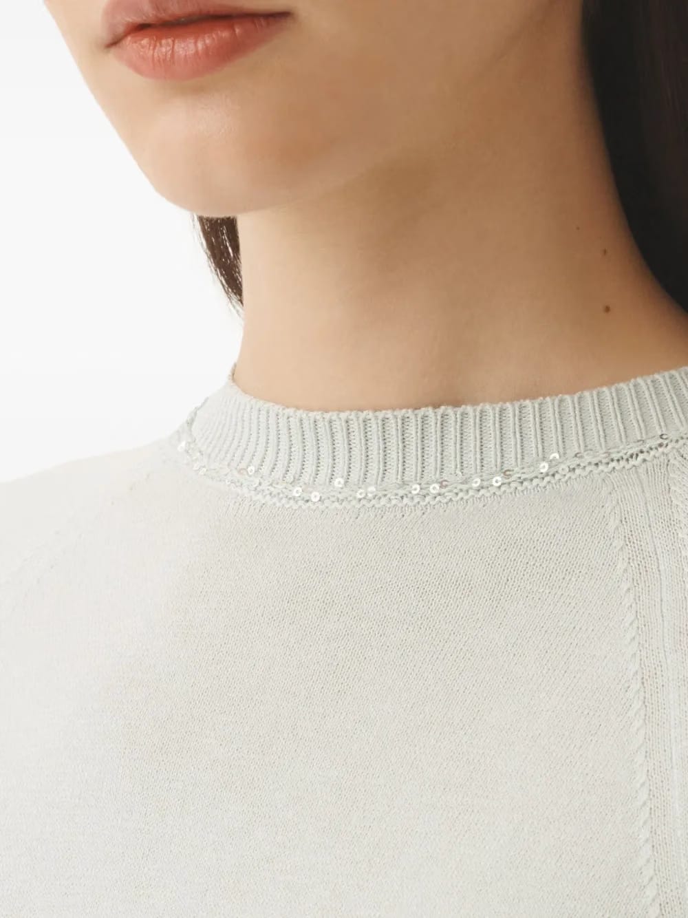 sequinned sweater