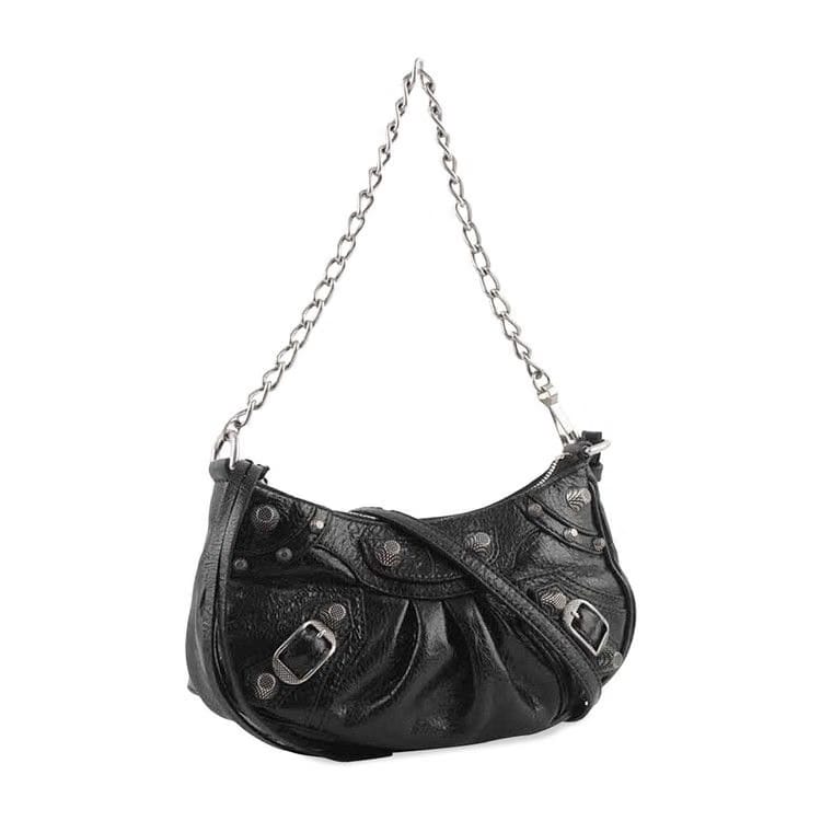 Balenciaga Le Cagole Shoulder Bag Black