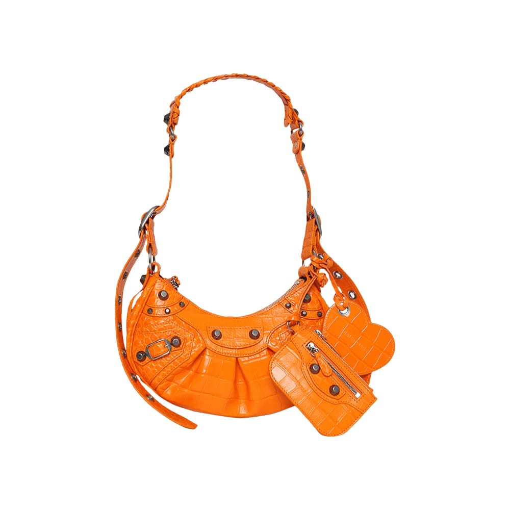 Balenciaga Le Cagole Shoulder Bag XS Pop Orange