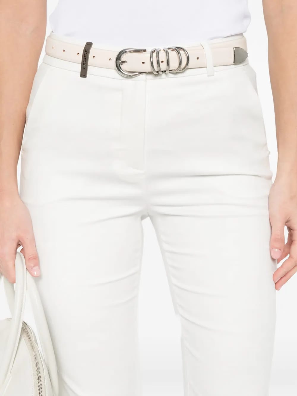 white trousers
