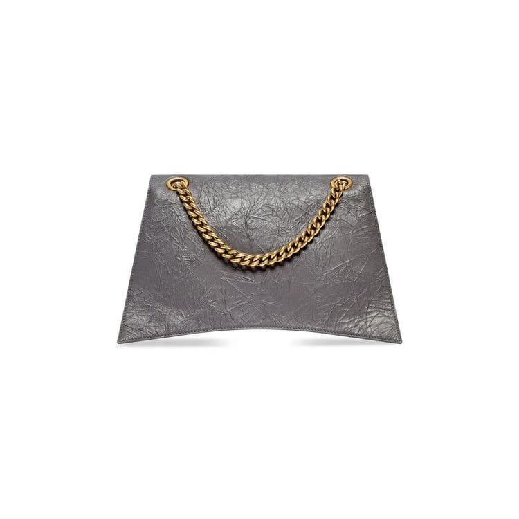 Balenciaga Medium Crush Chain Bag Dark Grey