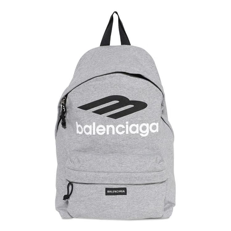 Balenciaga Explorer Backpack Heather Grey/Black/White