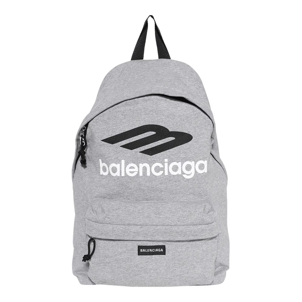 Balenciaga Explorer Backpack Heather Grey/Black/White
