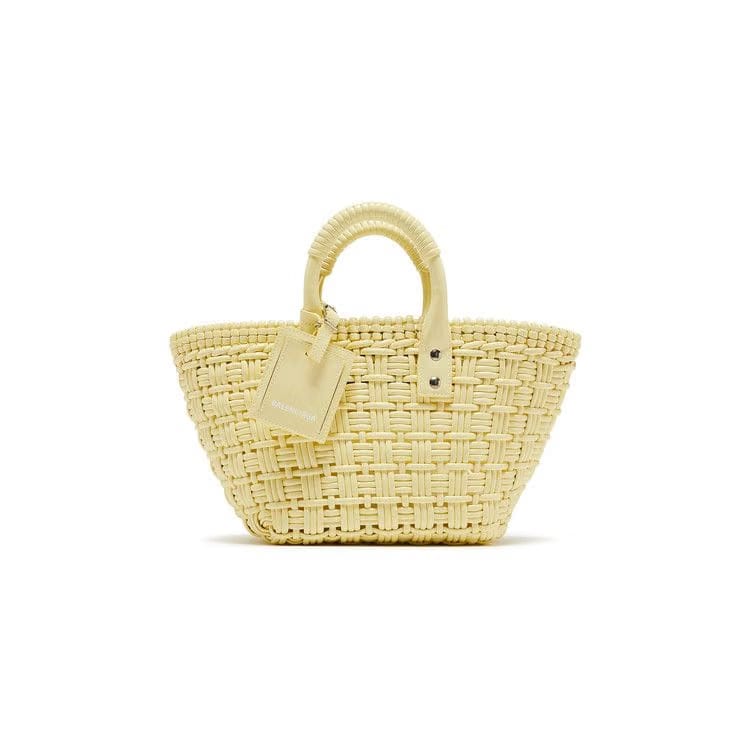 Balenciaga Bistro XS Basket With Strap Yellow