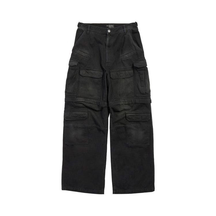 Balenciaga Cargo Pants Sunbleached Black