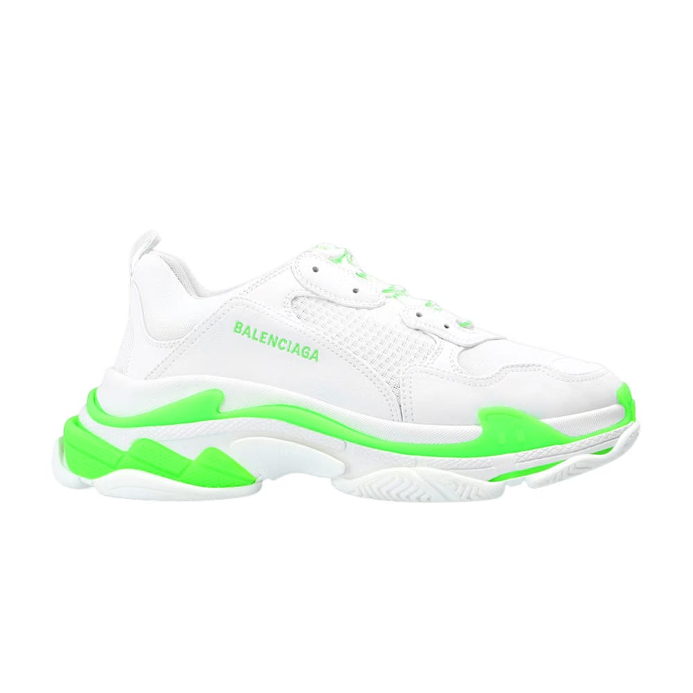 Balenciaga Triple S Sneaker White Fluo Green