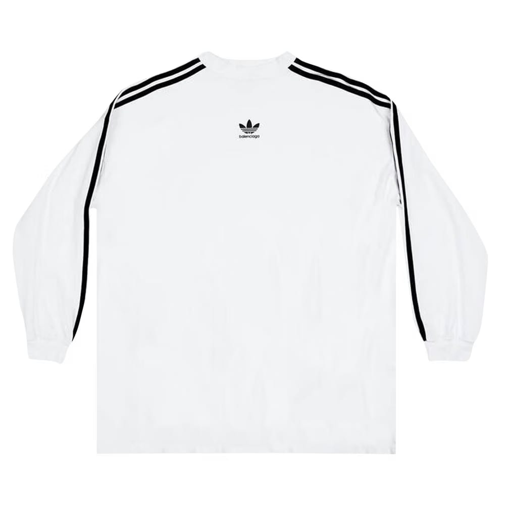 Balenciaga x adidas Oversized Long-Sleeve T-Shirt White