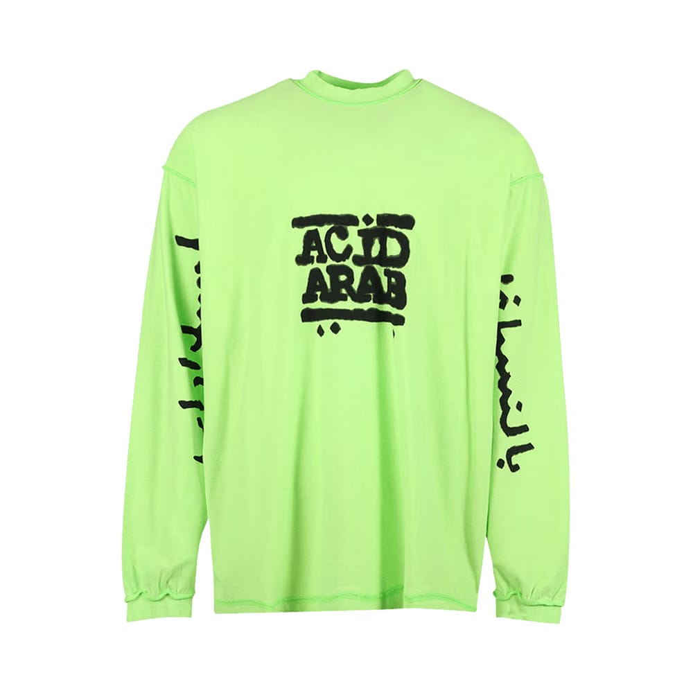 Balenciaga T-Shirt Fluo Green/ Black