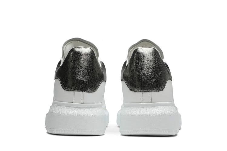 Alexander Mcqueen Oversized White Metallic