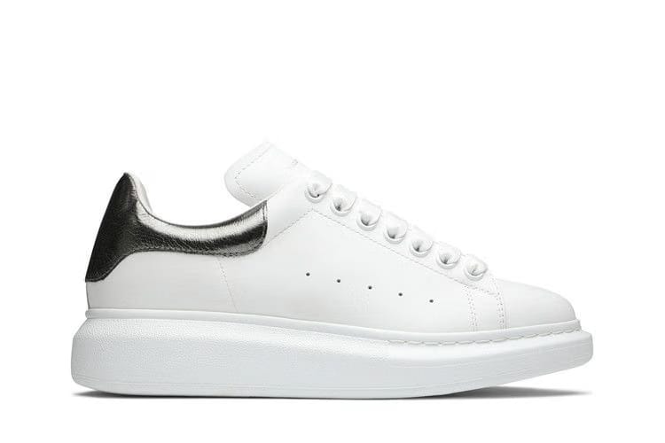 Alexander Mcqueen Oversized White Metallic