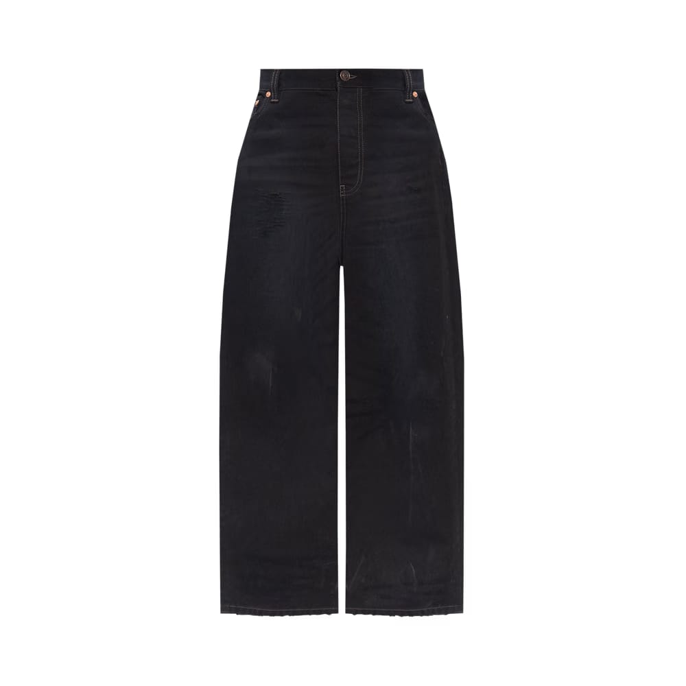 Balenciaga Large Baggy Jeans Matte Black