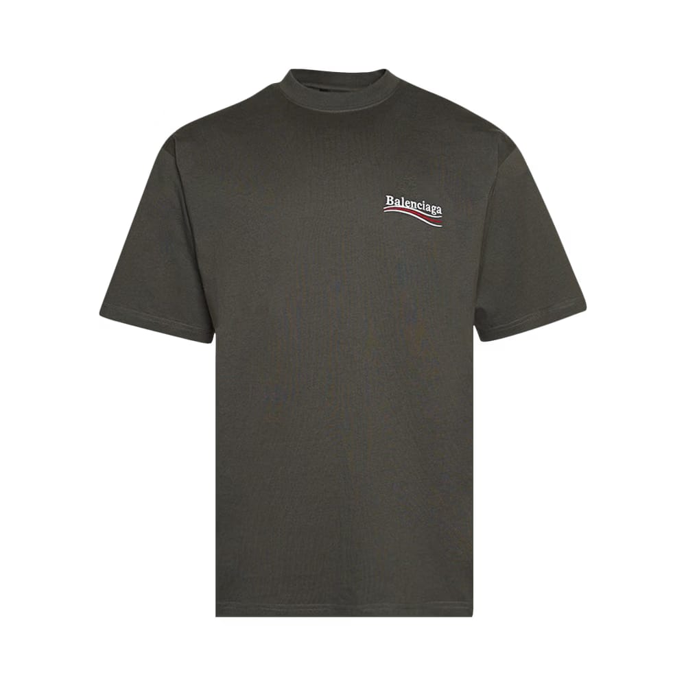 Balenciaga Political Campaign T-Shirt Khaki/White/Red