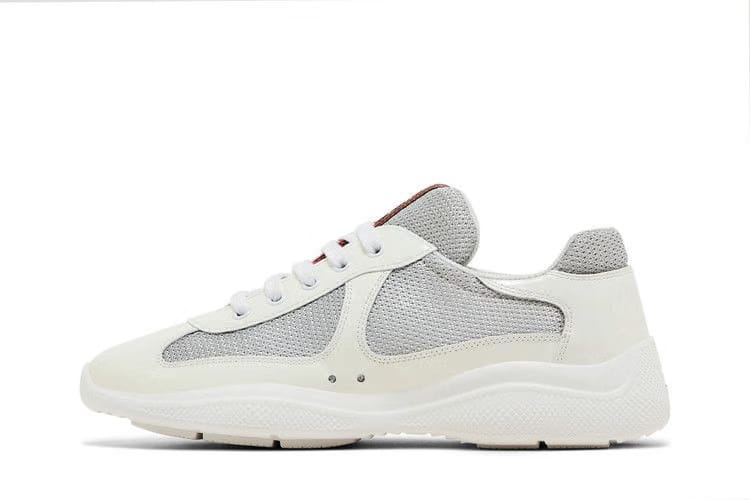 Prada Wmns America's Cup 'Biker Fabric - White Grey'