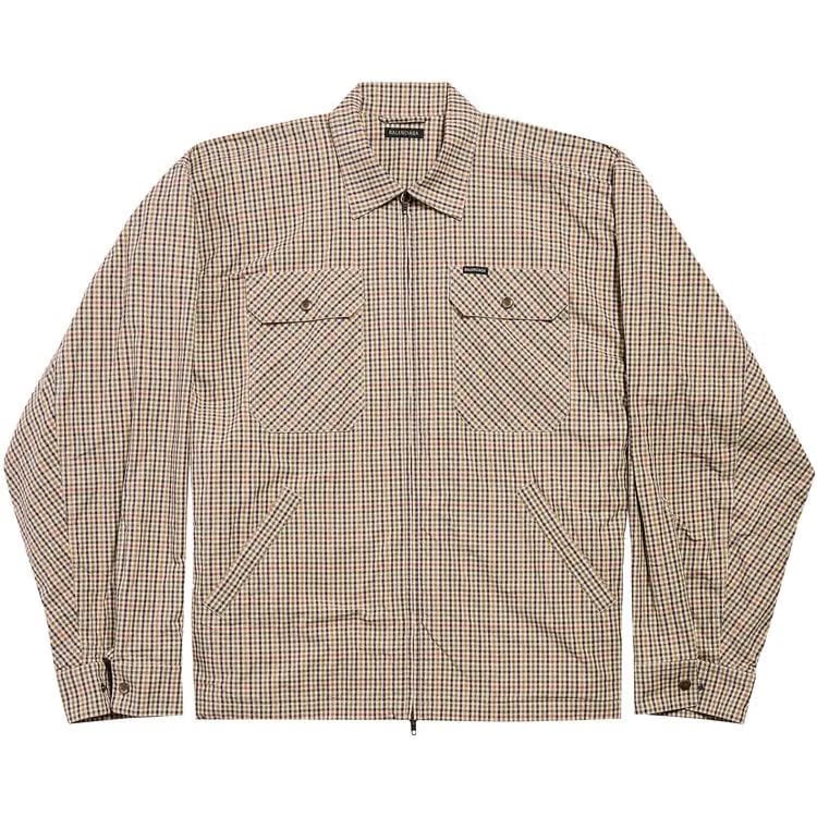 Balenciaga Zip-Up Shirt Beige/Khaki