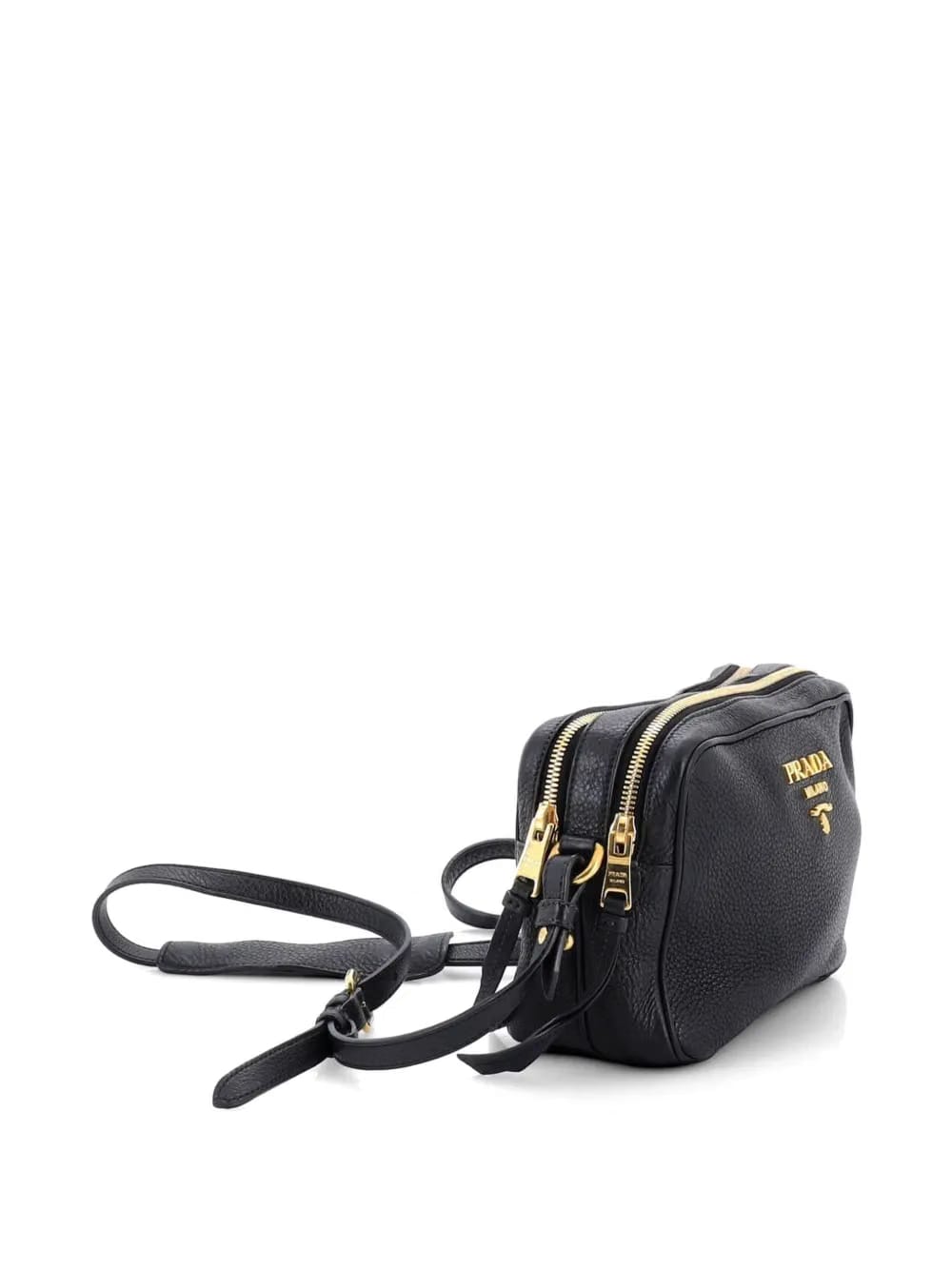 Double Zip Camera Bag Vitello Daino crossbody bag