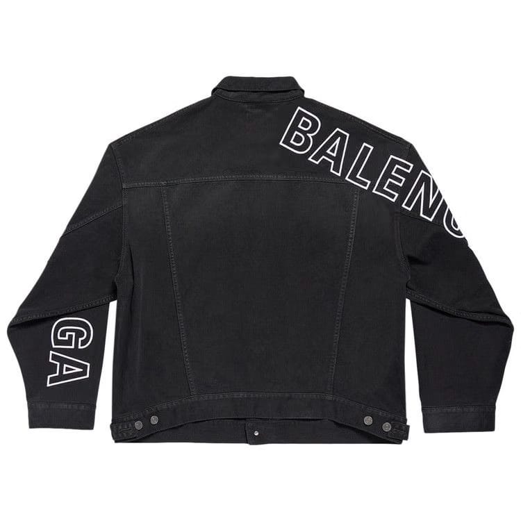 Balenciaga Large Fit Jacket Sun Bleached Black