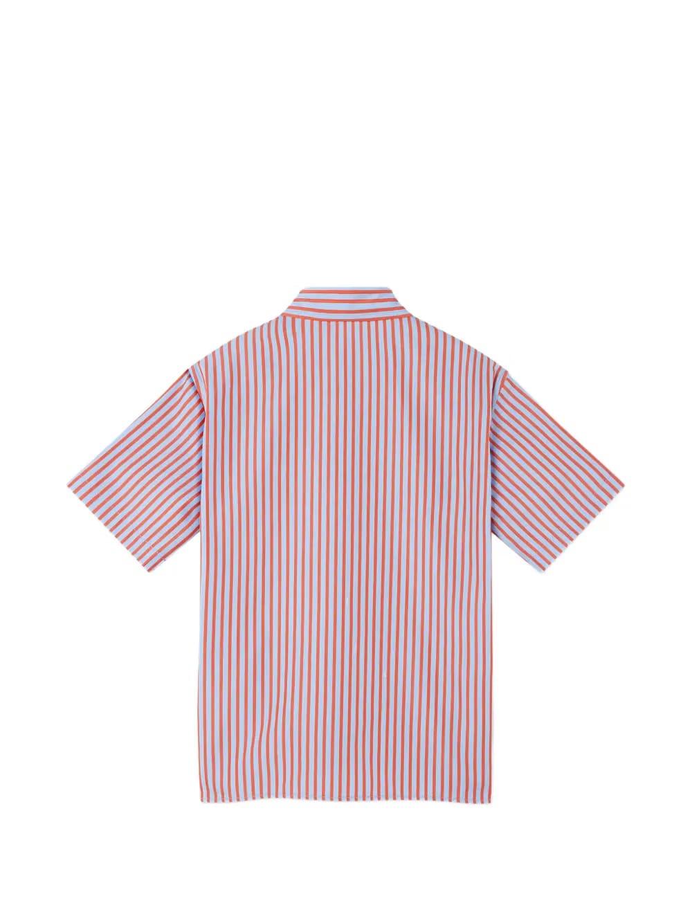 striped cotton-poplin shirt