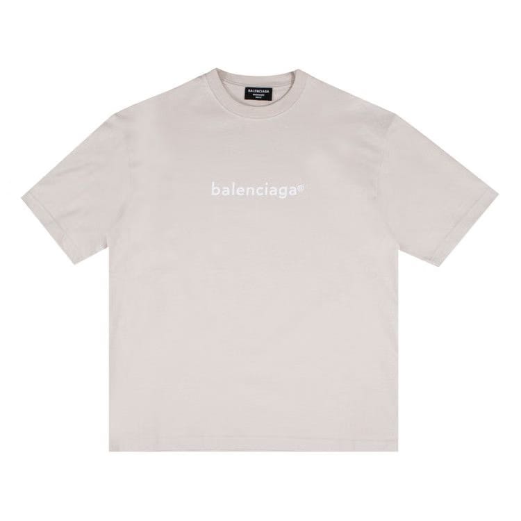 Balenciaga New Copyright T-Shirt Cement Grey/White
