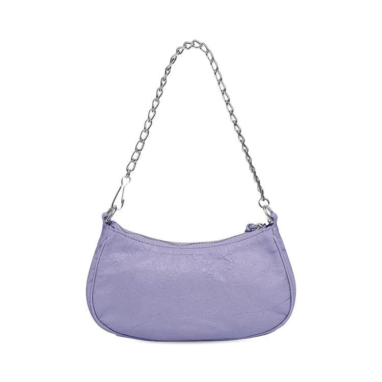 Balenciaga Le Cagole Mini Purse With Chain Light Purple