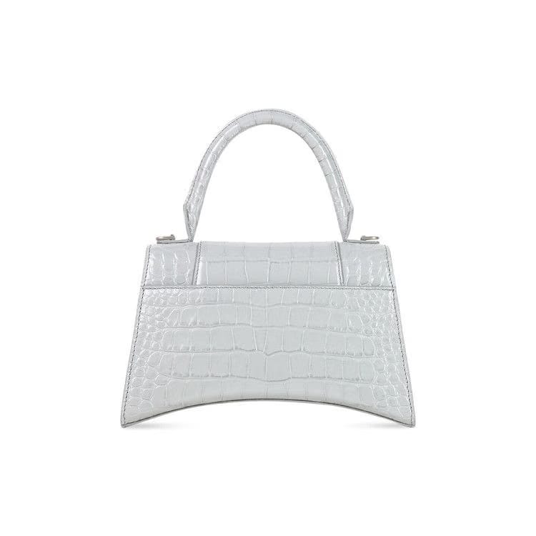 Balenciaga Small Hourlgass Top Handle Bag Grey
