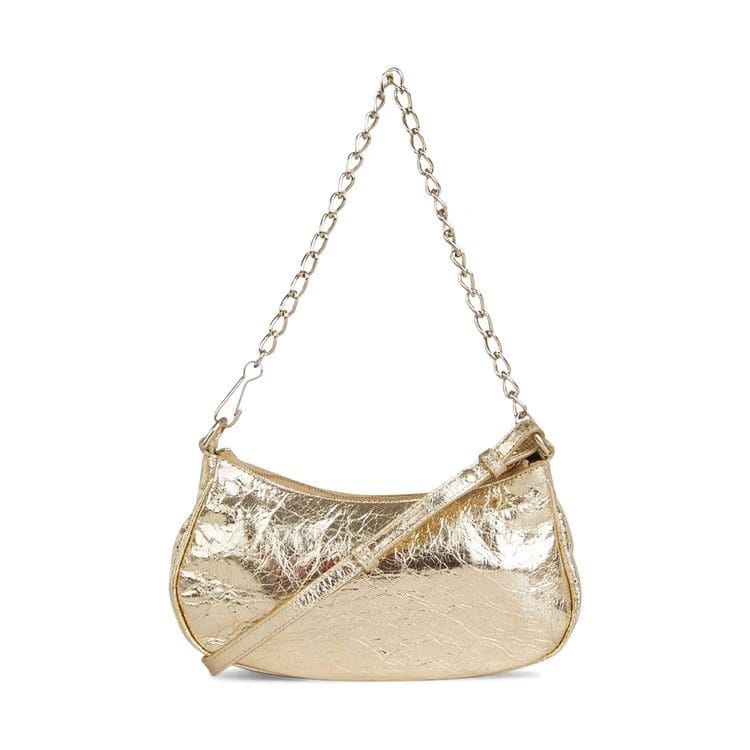 Balenciaga Le Cagole Mini Purse With Chain Light Gold