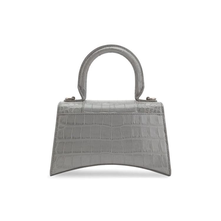 Balenciaga Hourglass Top Handle Xs Grey