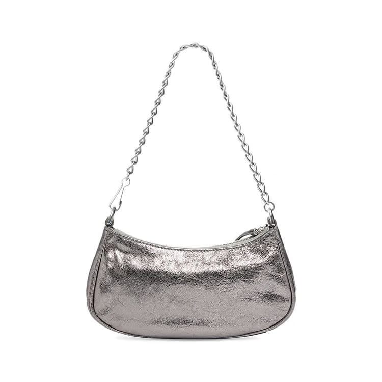 Balenciaga Le Cagole Mini Bag With Chain Silver