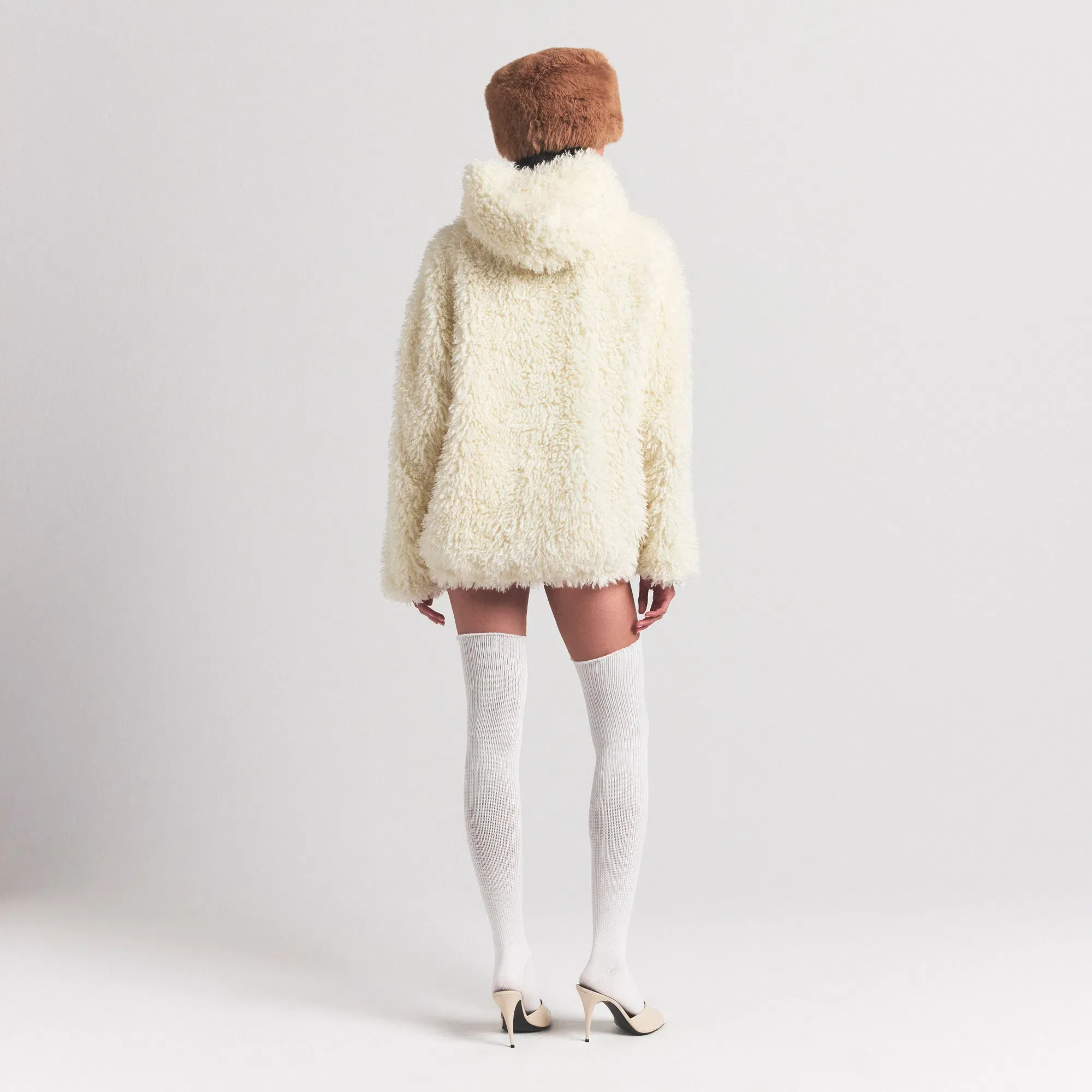 Faux Fur Hoodie