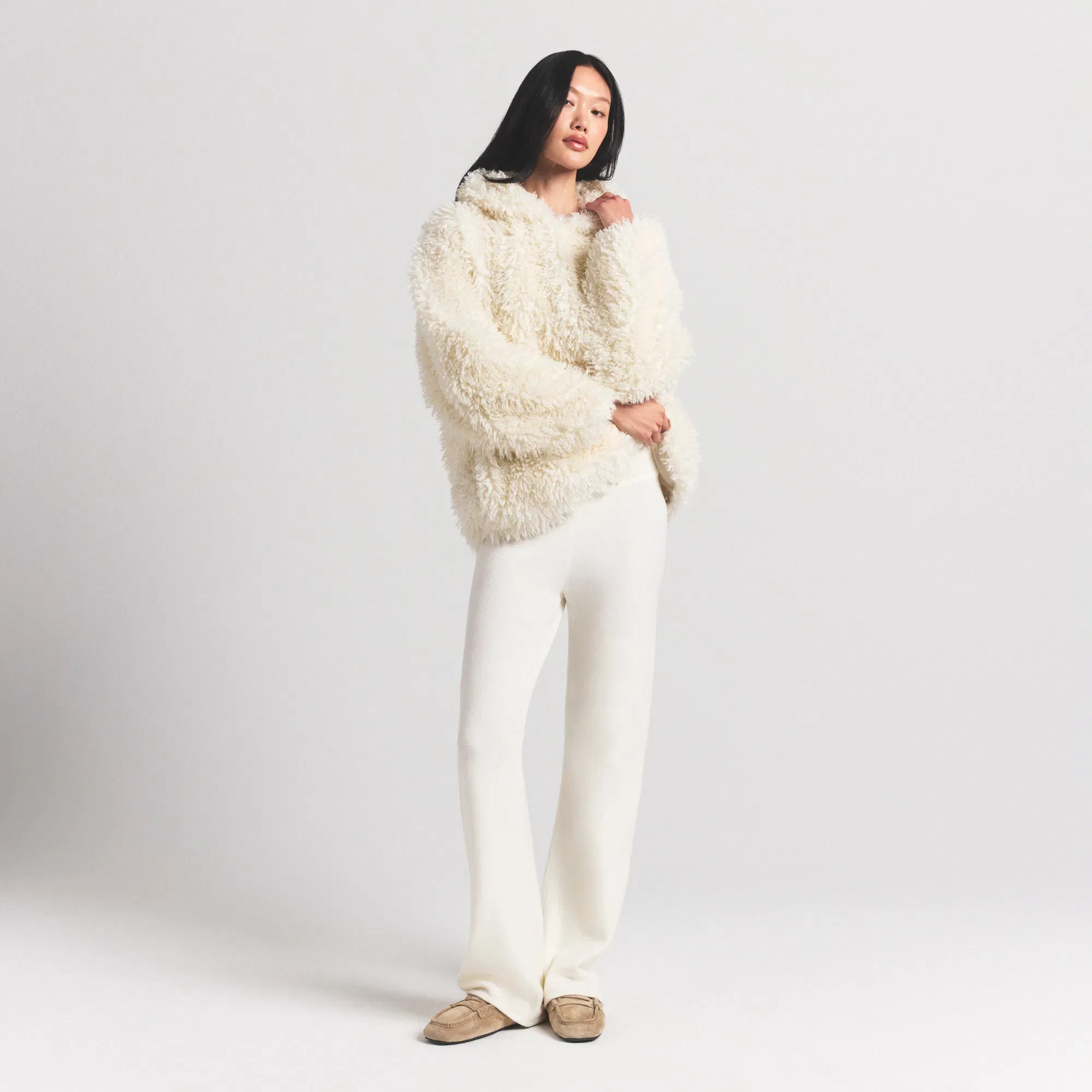 Faux Fur Hoodie